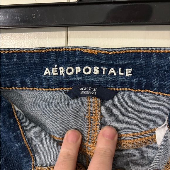 Aeropostale Blue Women's Jeggings - Picture 3 of 4